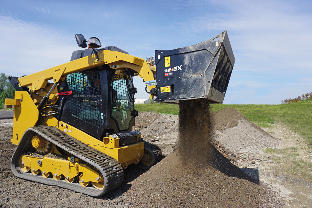 Simex launches the VS screening bucket for compact loaders