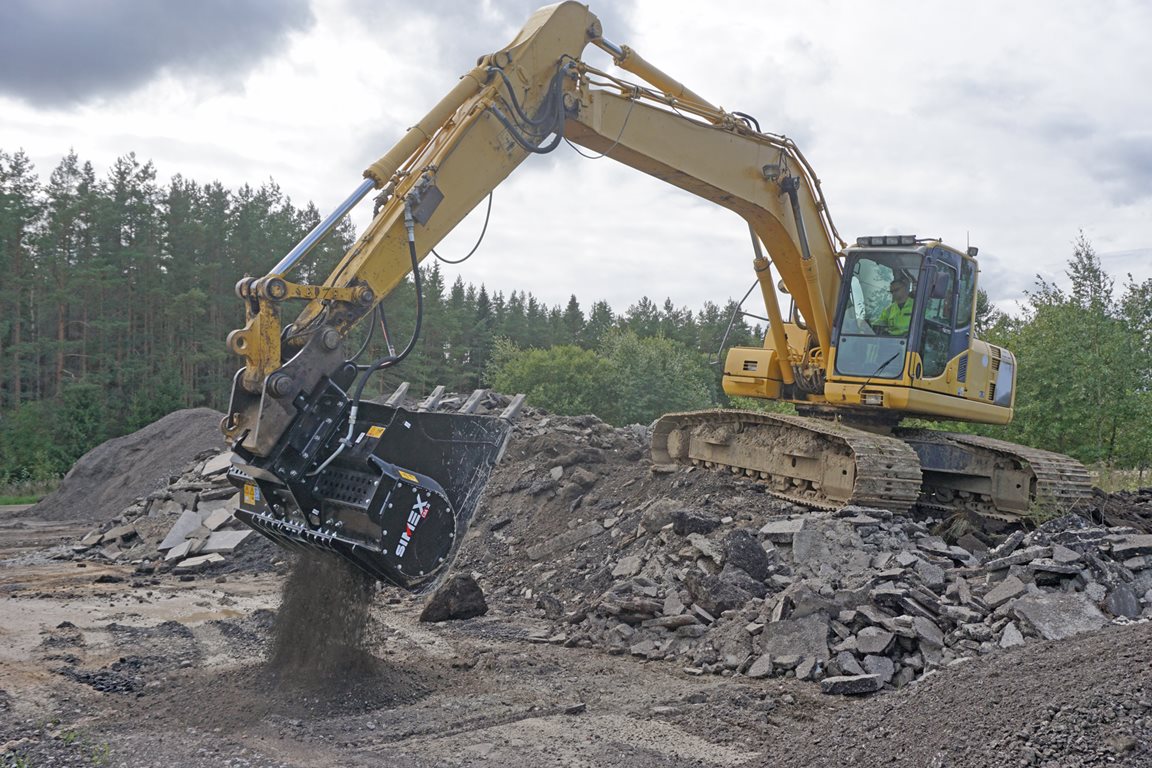 The new CBA asphalt granulator bucket